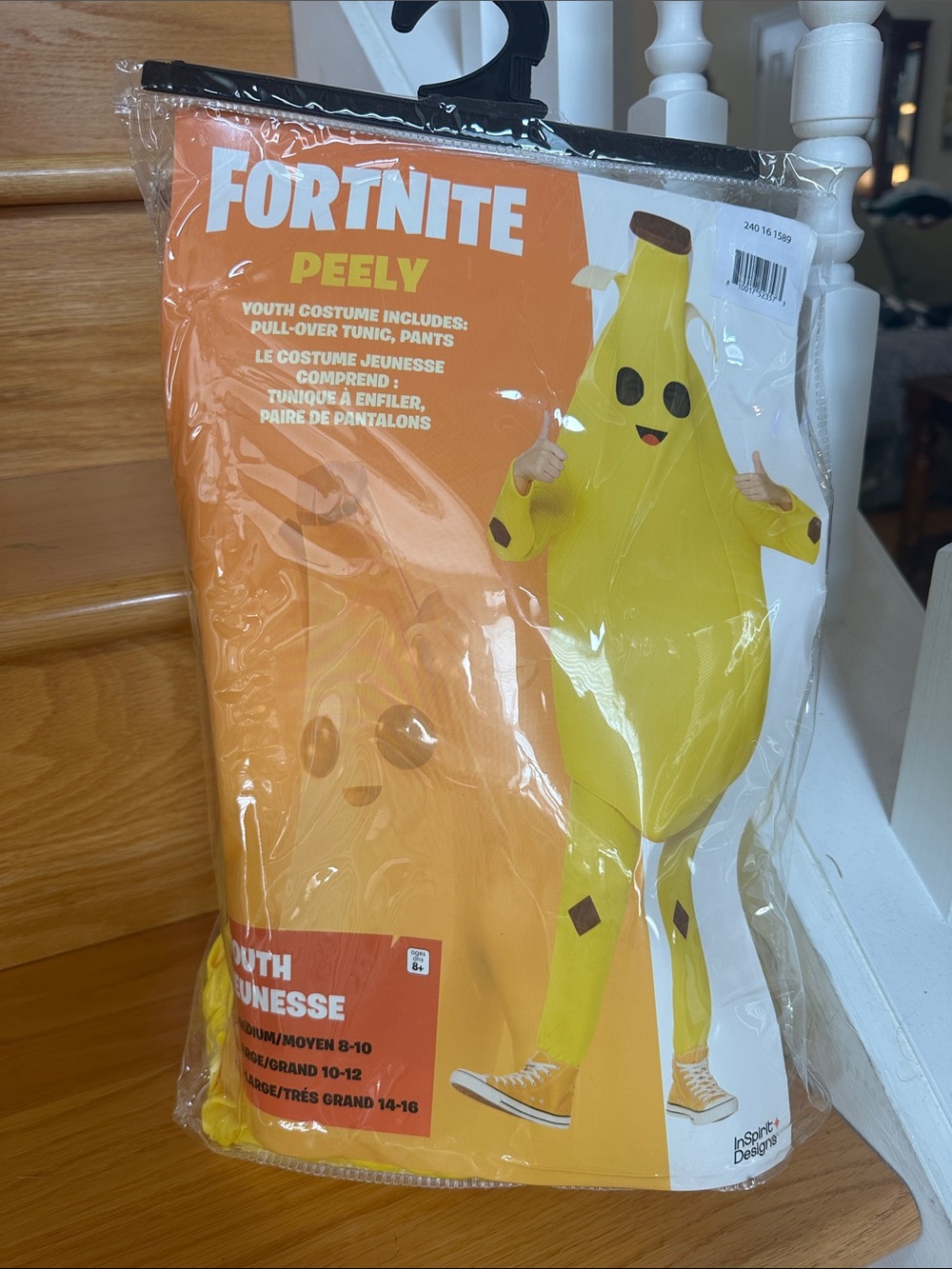 Peely Kids Yellow Banana Costume - Official Licensed
